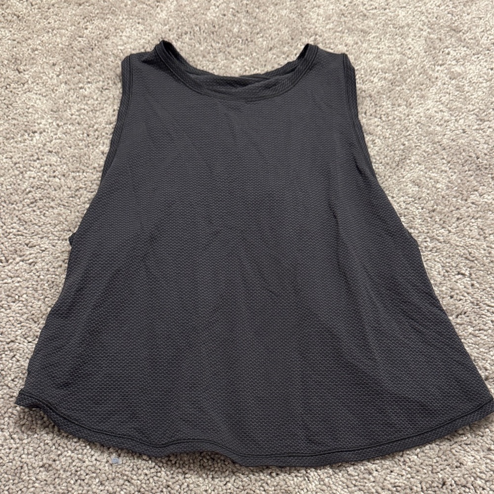 lululemon athletica Charcoal Textured Tank Top